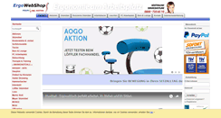 Desktop Screenshot of ergowebshop.eu